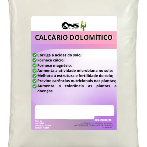 Calcário Dolomítico - Kit 2 x 1kg - Corretivo de Solo