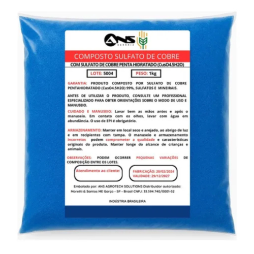 Composto de Sulfato de Cobre 1kg