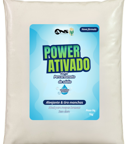 Power Ativado Azul 1kg - Alvejante e Tira-Manchas