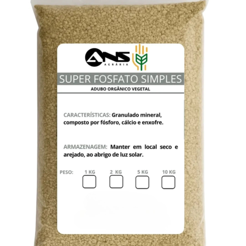Super Fosfato Simples - Kit 2 x 1kg - Adubo Fosfatado